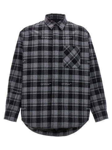 Off White - 'Check Flannel Padded' jacket