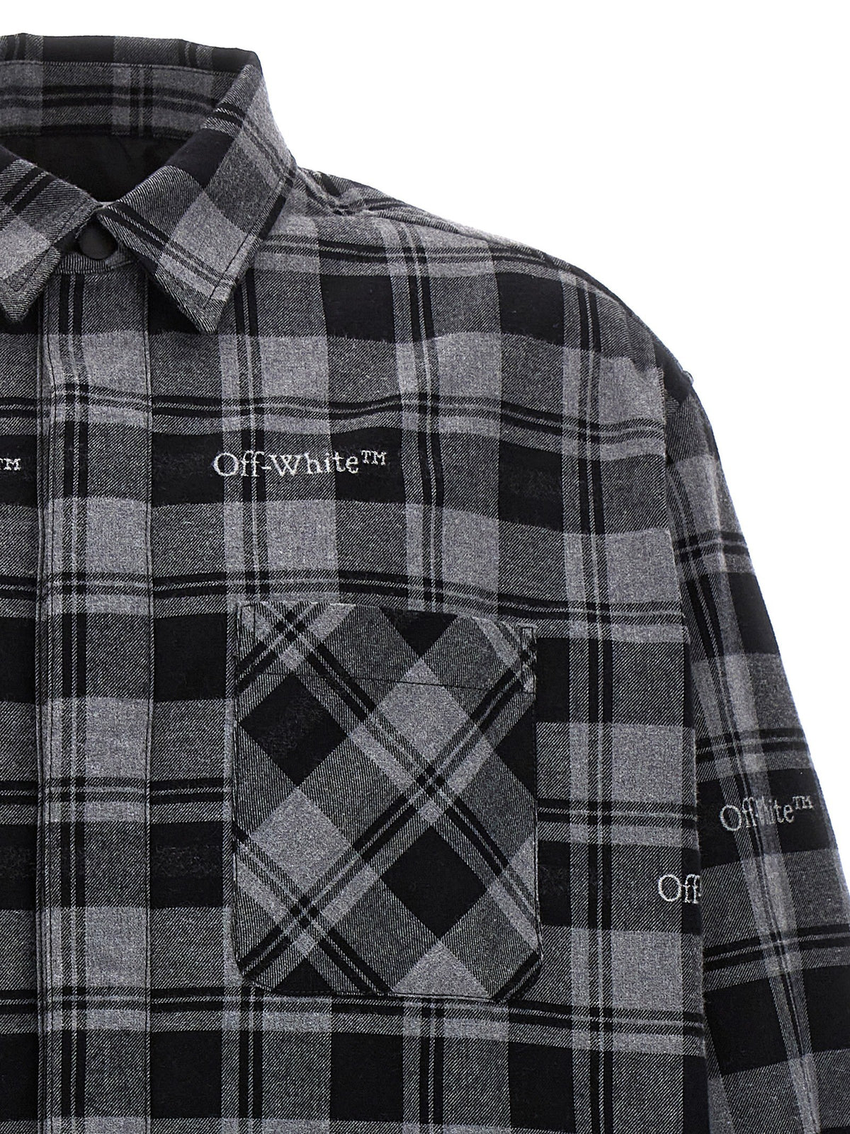 Off White - 'Check Flannel Padded' jacket