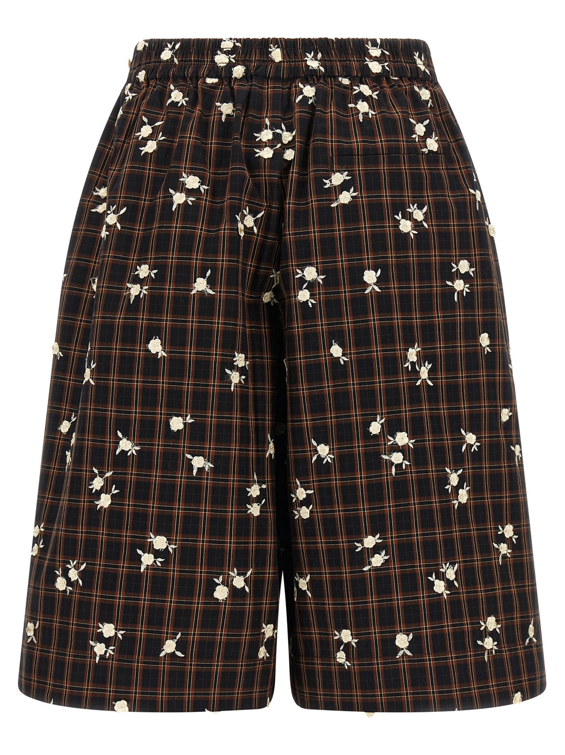 GANNI - 'Check Flower' bermuda shorts check-flower-bermuda-shorts