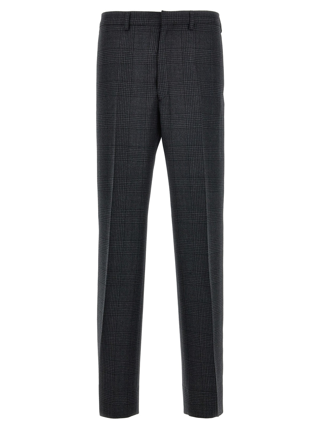 PRADA - Check pants gray 48 IT