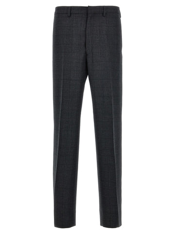 PRADA - Check pants gray 48 IT