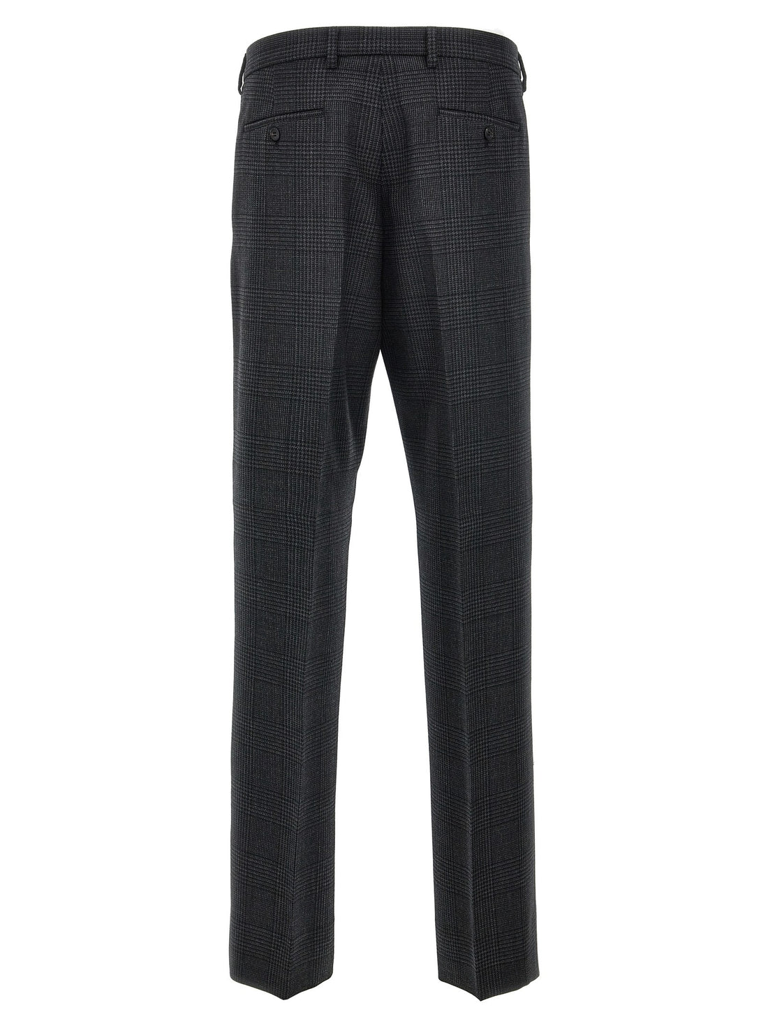 PRADA - Check pants gray 48 IT