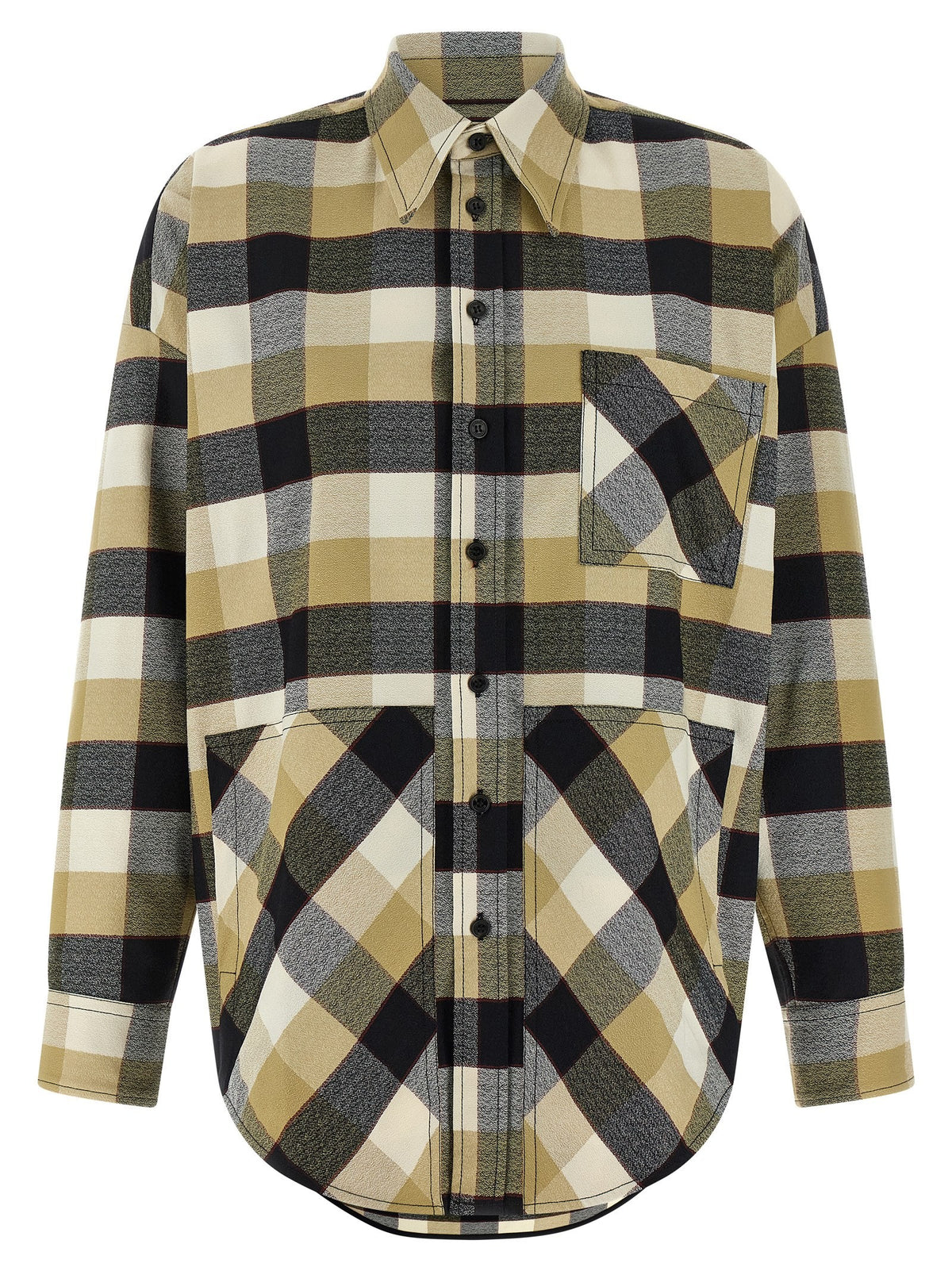 Missoni - Check pattern shirt beige 38 IT