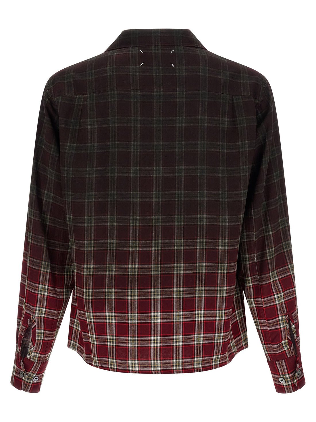 Maison Margiela - Check shirt with gradient effect check-shirt-with-gradient-effect_4f5f0eda-d3b7-43f9-9703-d3fa9cd3073e