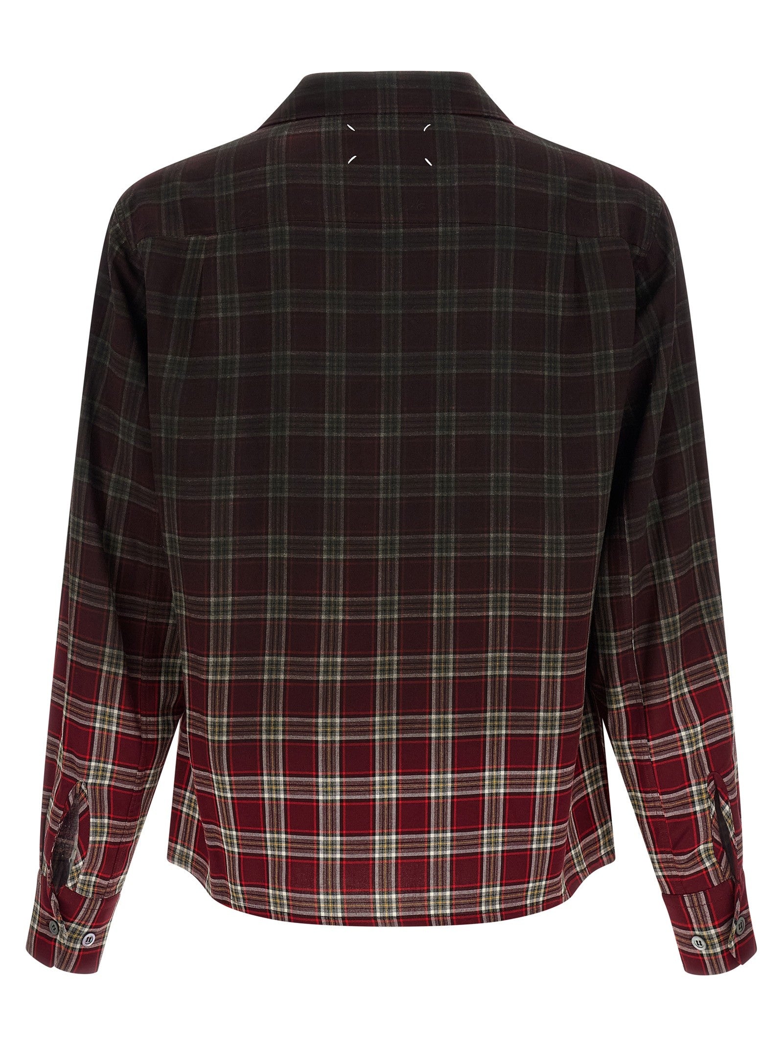 Maison Margiela - Check shirt with gradient effect check-shirt-with-gradient-effect