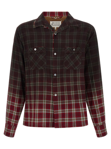 Maison Margiela - Check shirt with gradient effect check-shirt-with-gradient-effect_4f5f0eda-d3b7-43f9-9703-d3fa9cd3073e