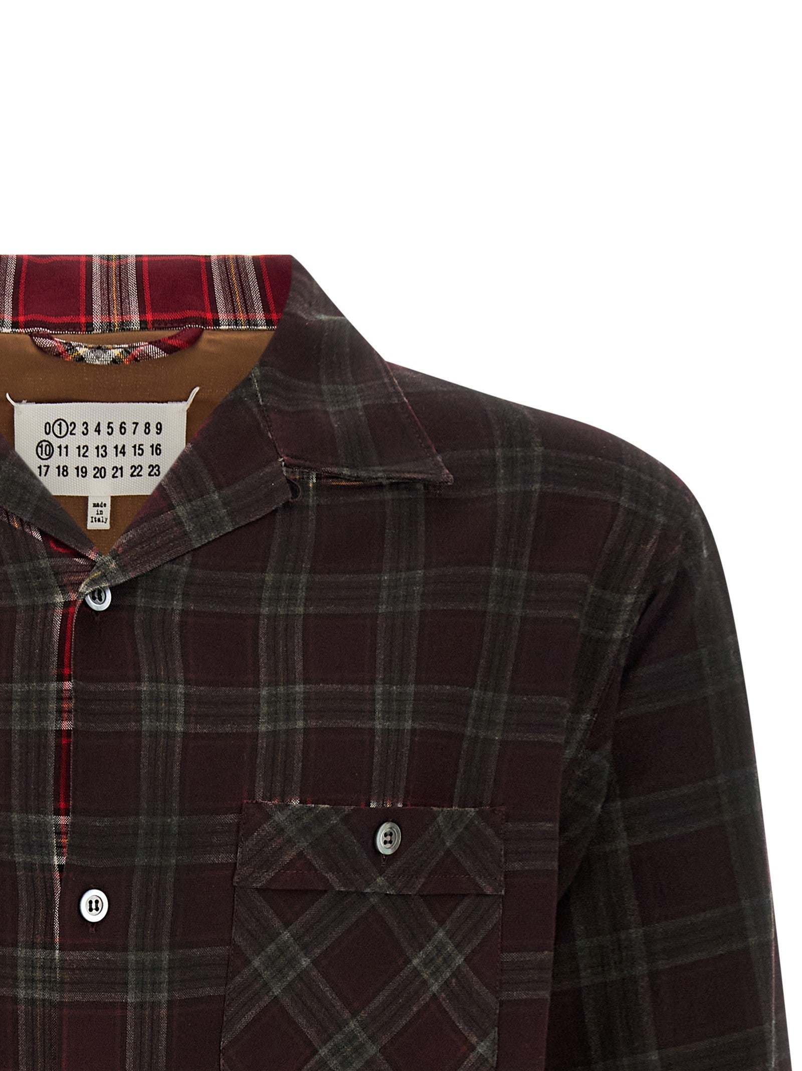 Maison Margiela - Check shirt with gradient effect check-shirt-with-gradient-effect_5c4a9074-73b9-4093-852e-fb56ffb04929