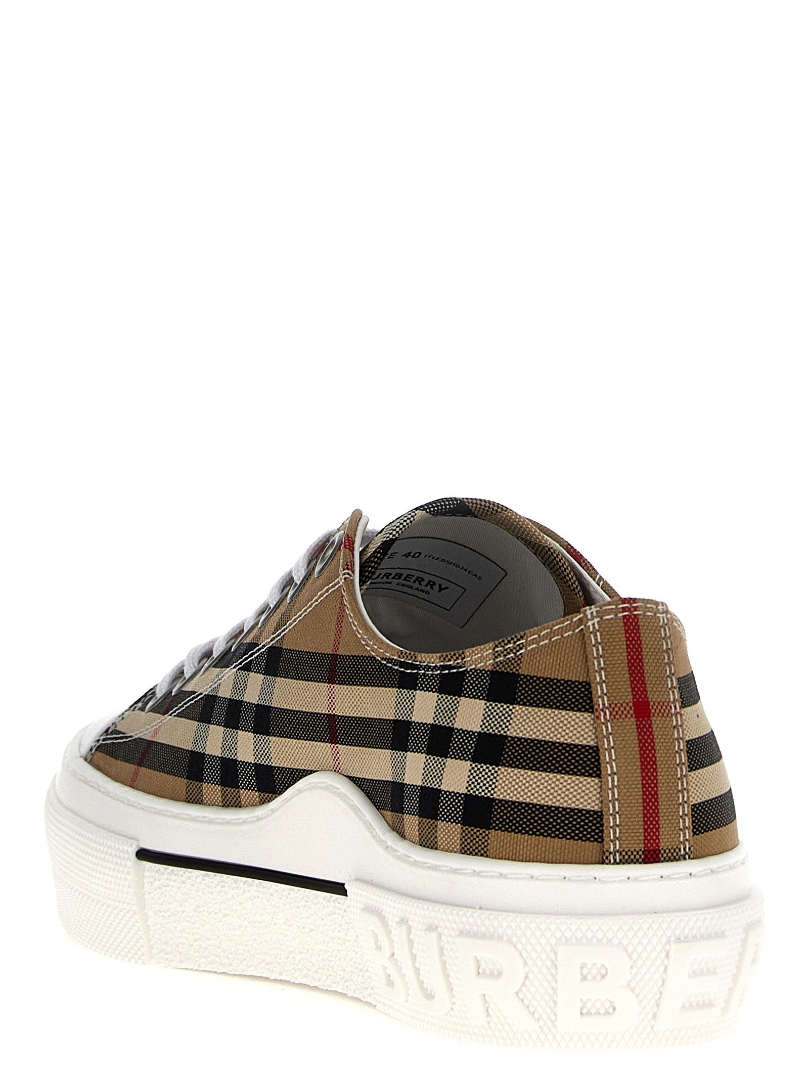 Burberry - Check sneakers