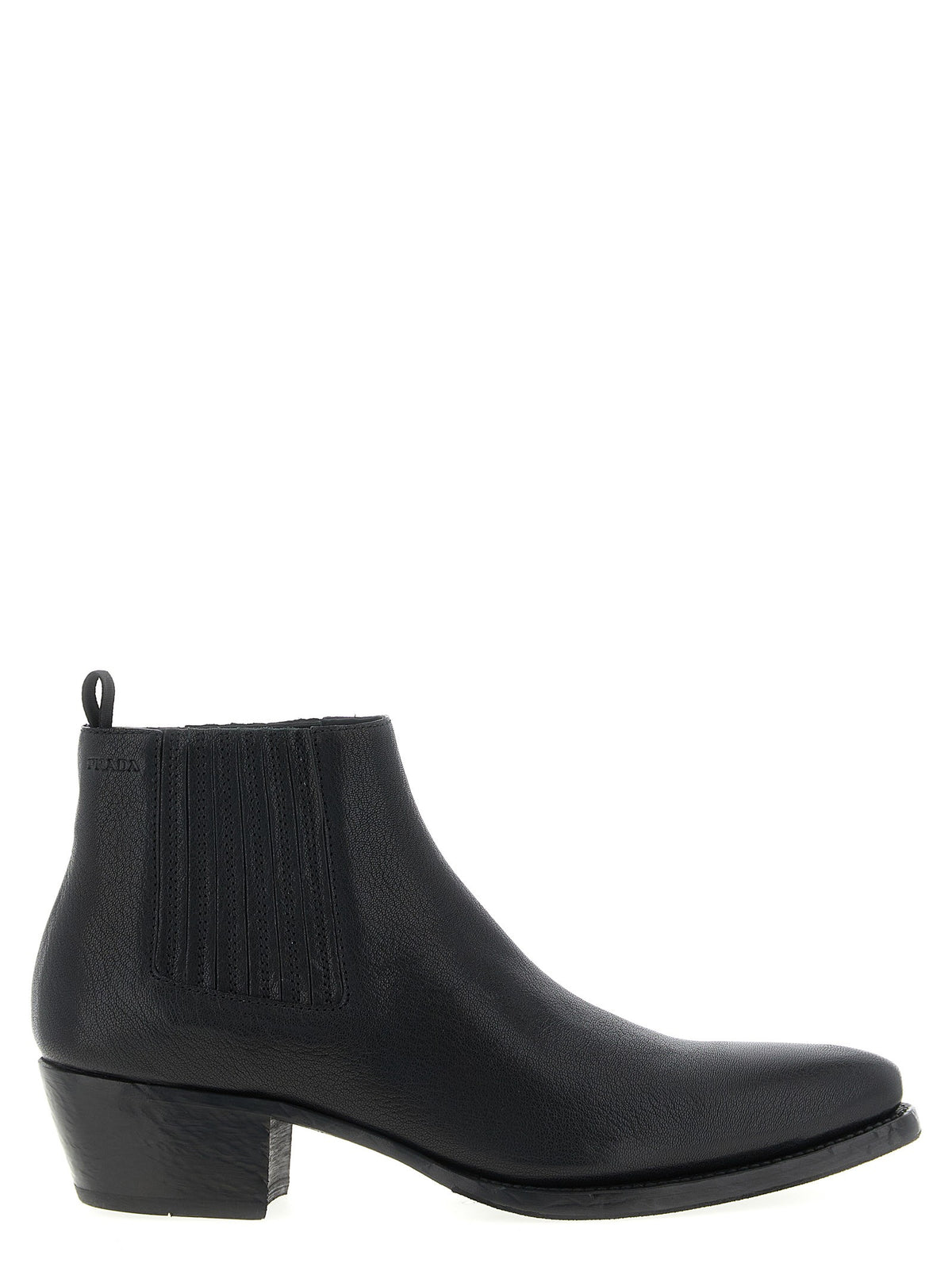 PRADA - Chelsea ankle boots Black