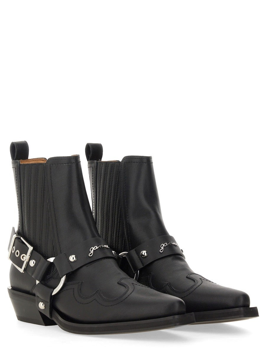 GANNI - CHELSEA WESTERN FITTED BOOT chelsea-western-fitted-boot