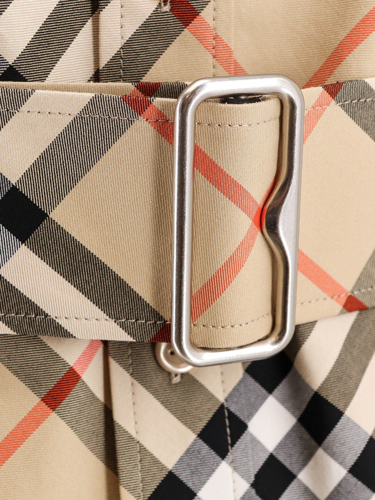 Chemisier cotton short dress with Check print