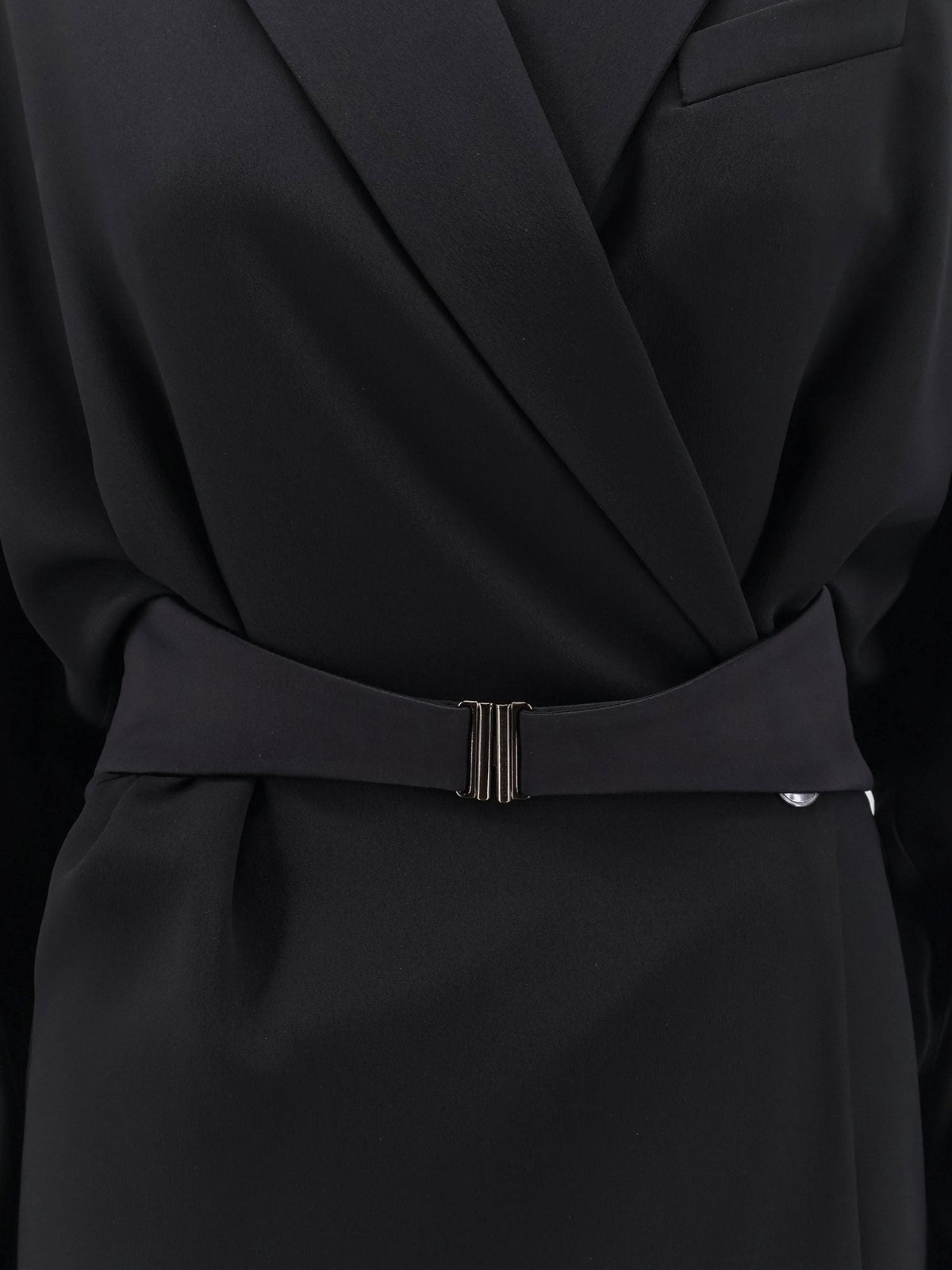 Brunello Cucinelli - Chemisier Dress with Tuxedo-style band