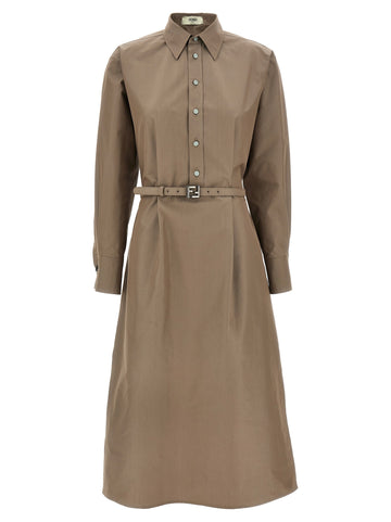 Fendi - Chemisier midi dress