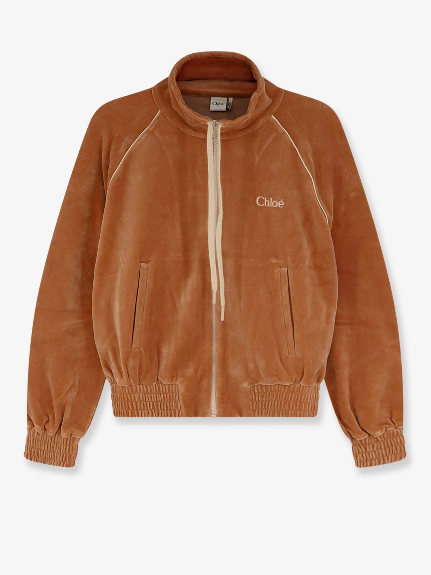 CHLOE' - Chenille sweatshirt with Logo chenille-sweatshirt-with-logo