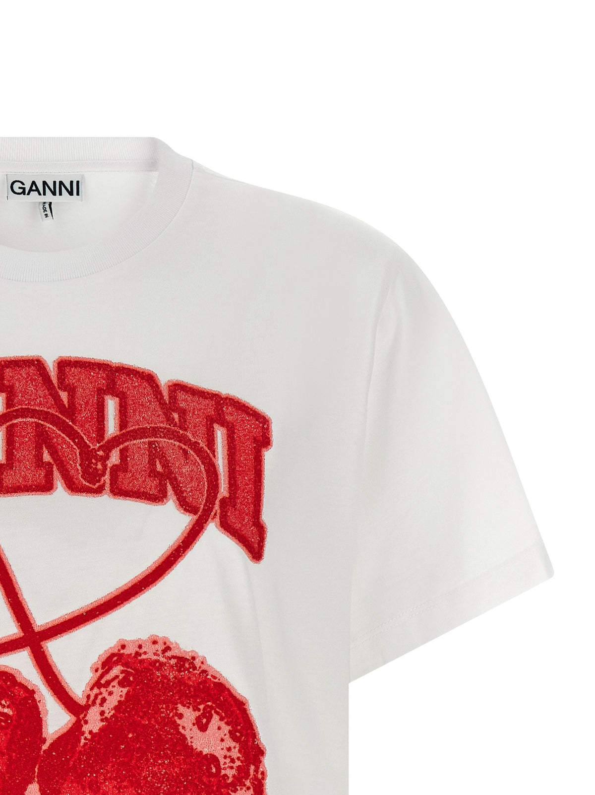 GANNI - 'Cherry' T-shirt
