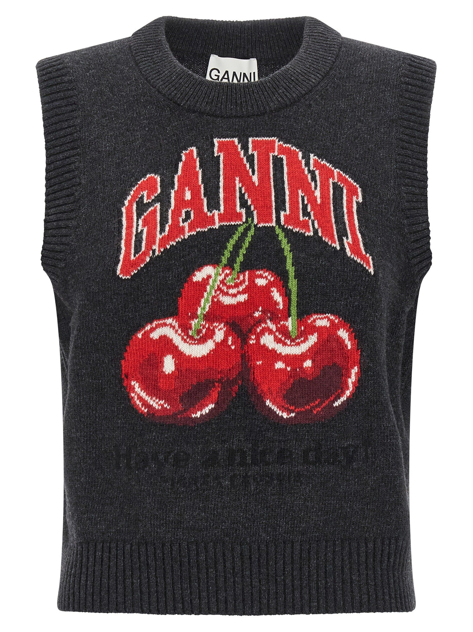 GANNI - 'Cherry' vest