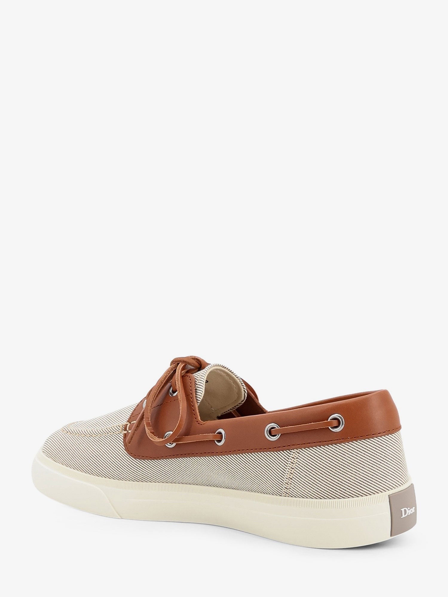 Dior - Chester Dioriviera canvas and leather loafers