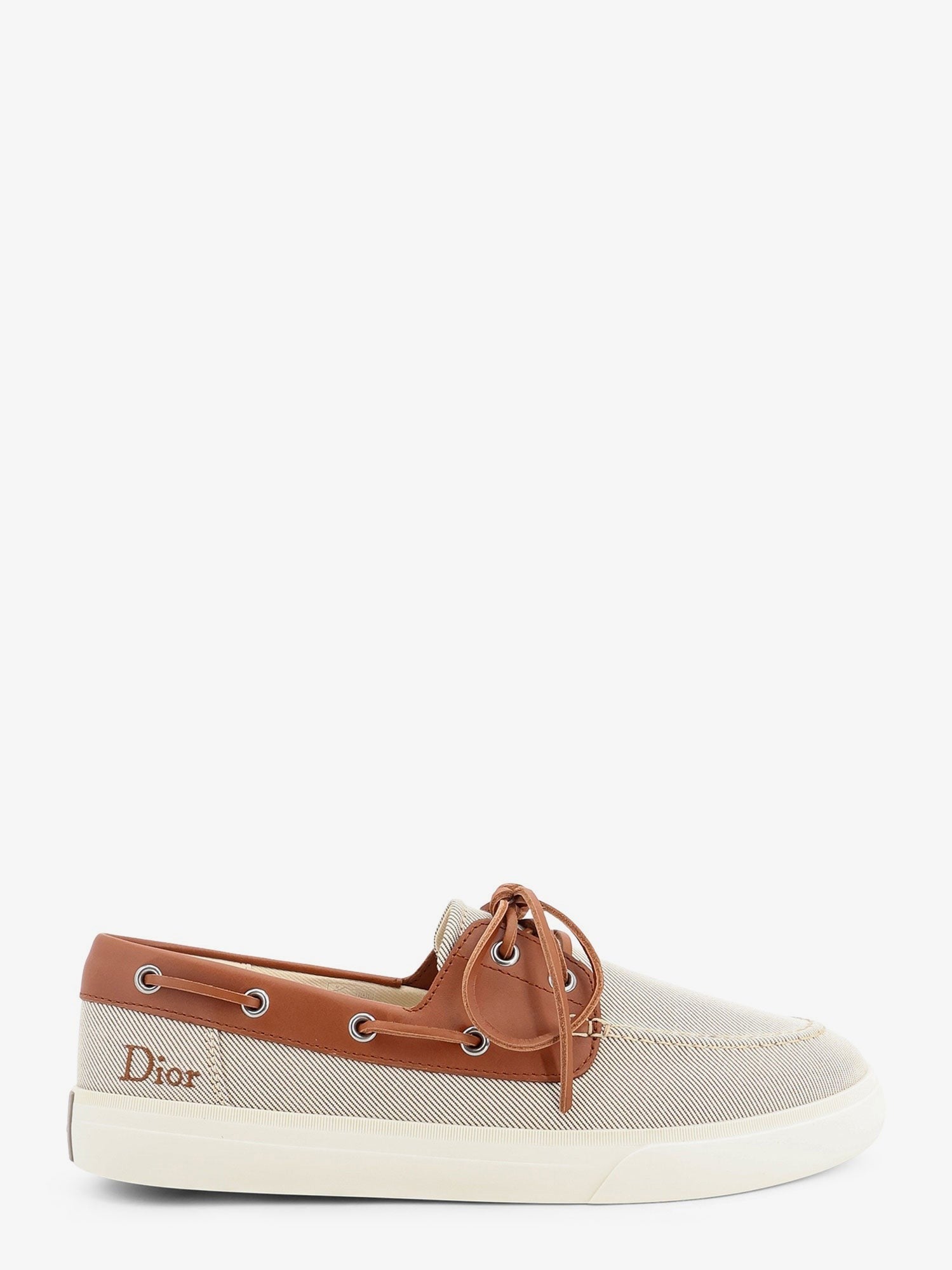 Dior - Chester Dioriviera canvas and leather loafers
