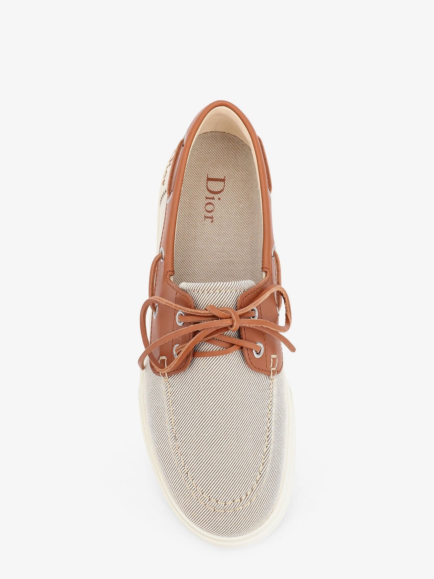 Dior - Chester Dioriviera canvas and leather loafers
