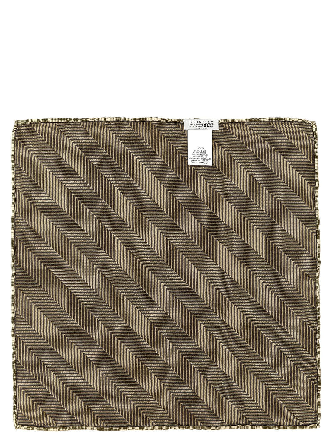 Brunello Cucinelli - Chevron pocket clutch beige U
