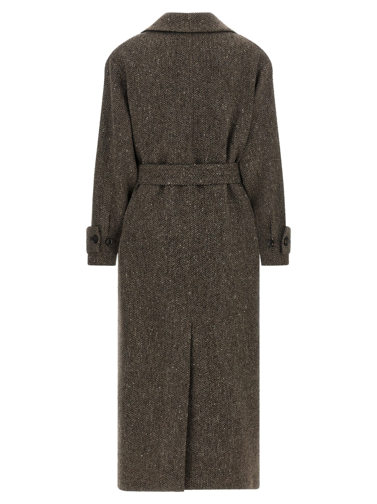 KITON - Chevron wool coat