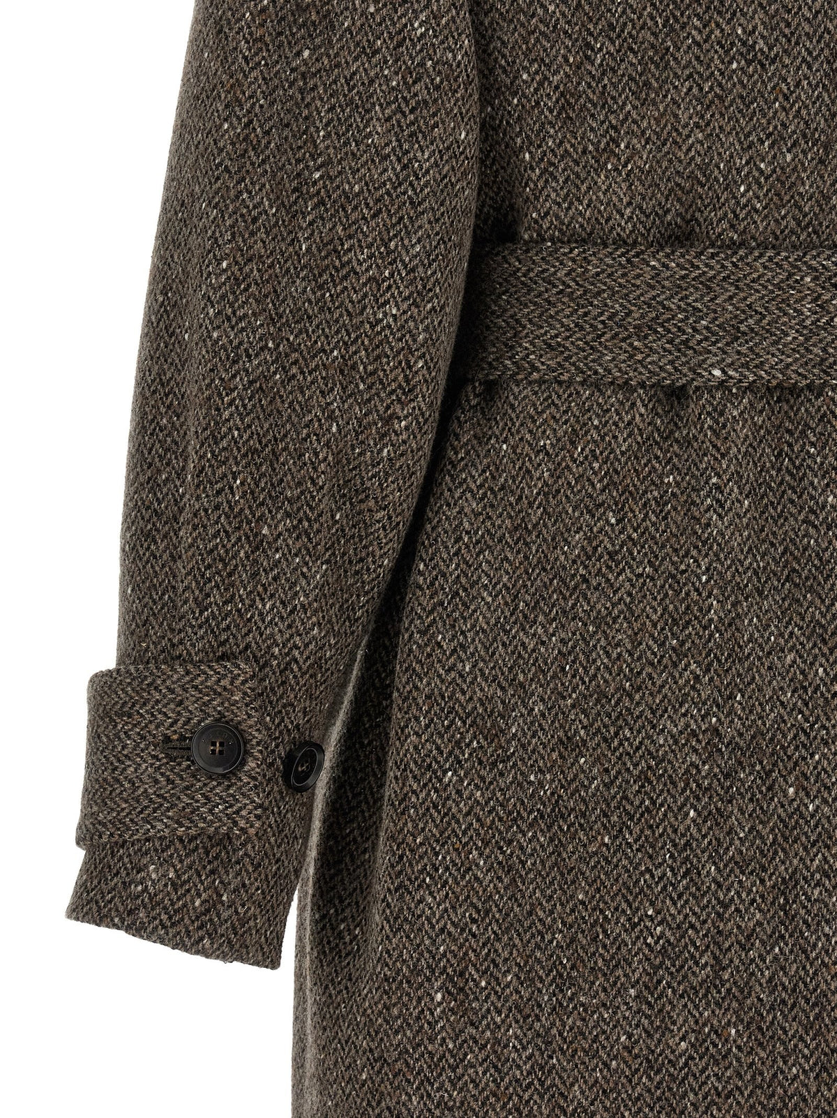 KITON - Chevron wool coat