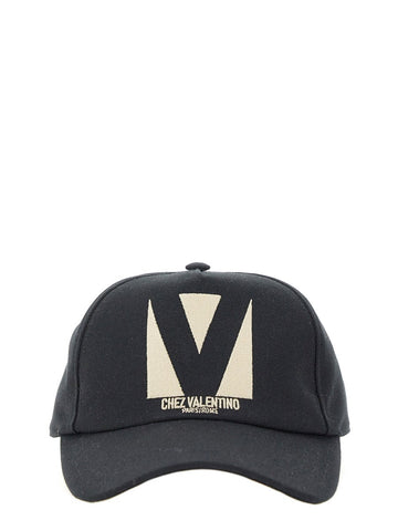 Valentino Garavani - Chez Valentino Baseball Hat - Black III chez-valentine-baseball-hat_a2c4a762-4f45-4daf-8dfb-8a0a62da4cae