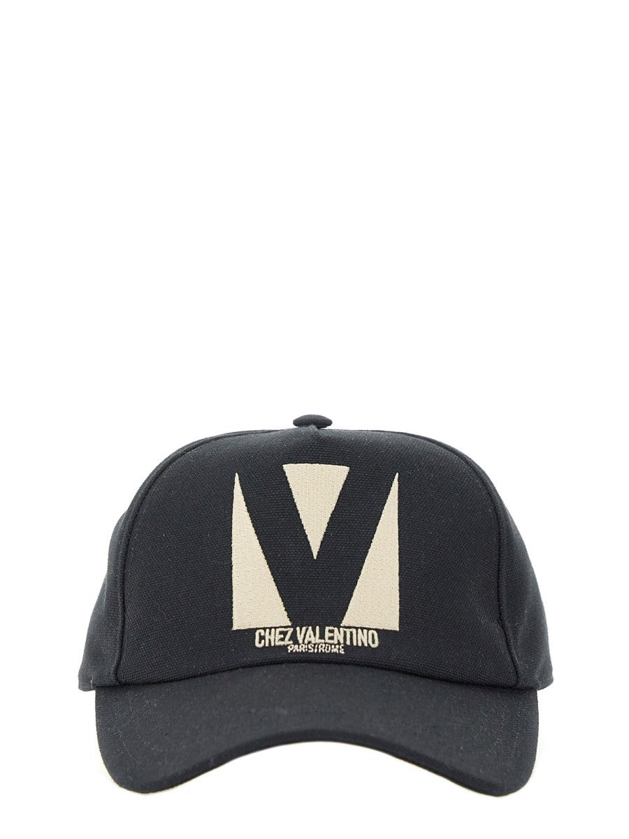 Valentino Garavani - Chez Valentino Baseball Hat - Black III chez-valentine-baseball-hat_a2c4a762-4f45-4daf-8dfb-8a0a62da4cae