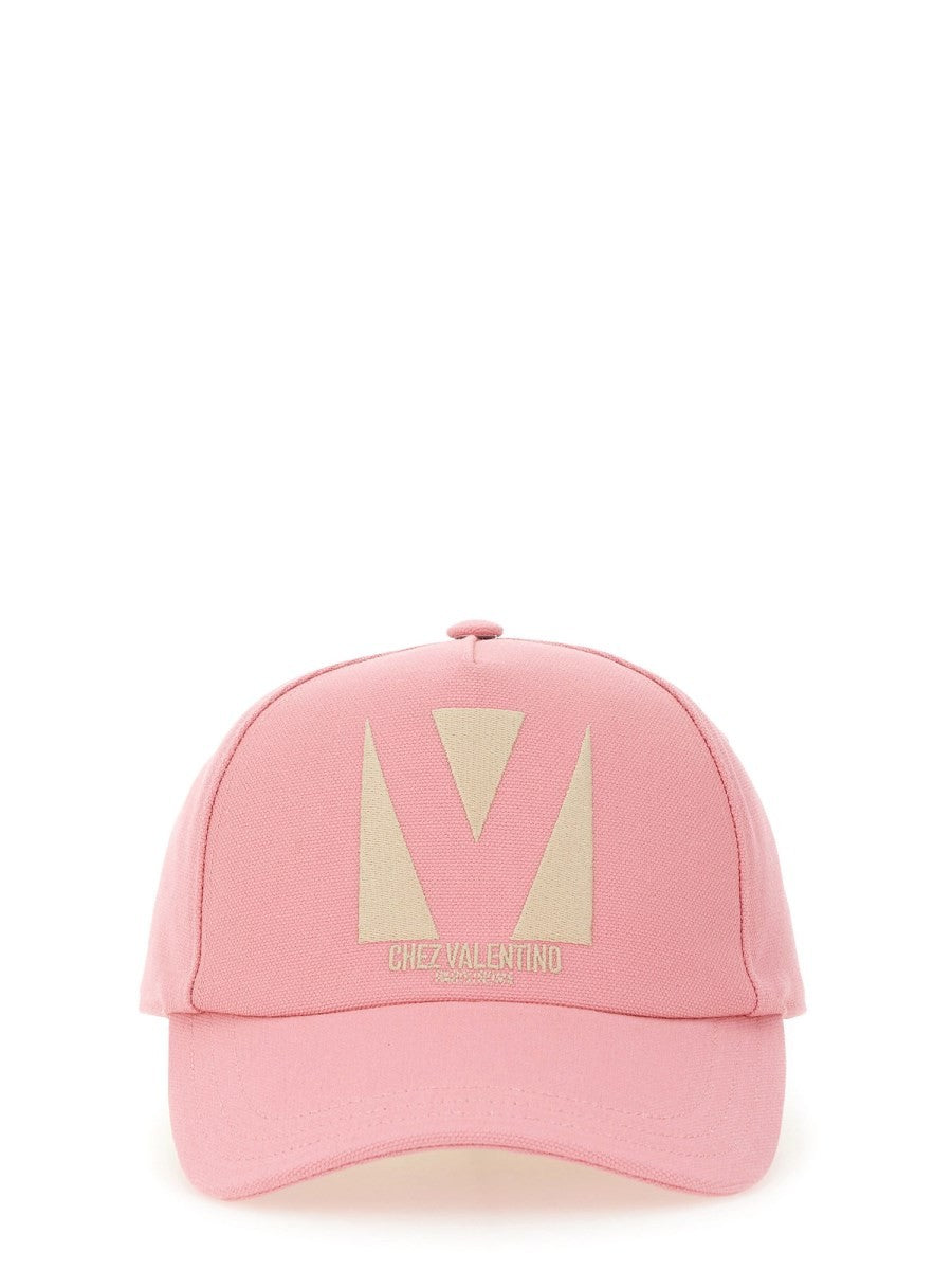 Valentino Garavani - Chez Valentino Baseball Hat - Pink chez-valentine-baseball-hat_d8d838bd-258a-416e-90db-10d89e98ceda