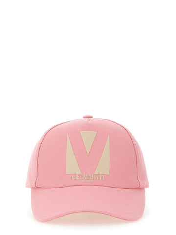 Valentino Garavani - Chez Valentino Baseball Hat - Pink chez-valentine-baseball-hat_d8d838bd-258a-416e-90db-10d89e98ceda