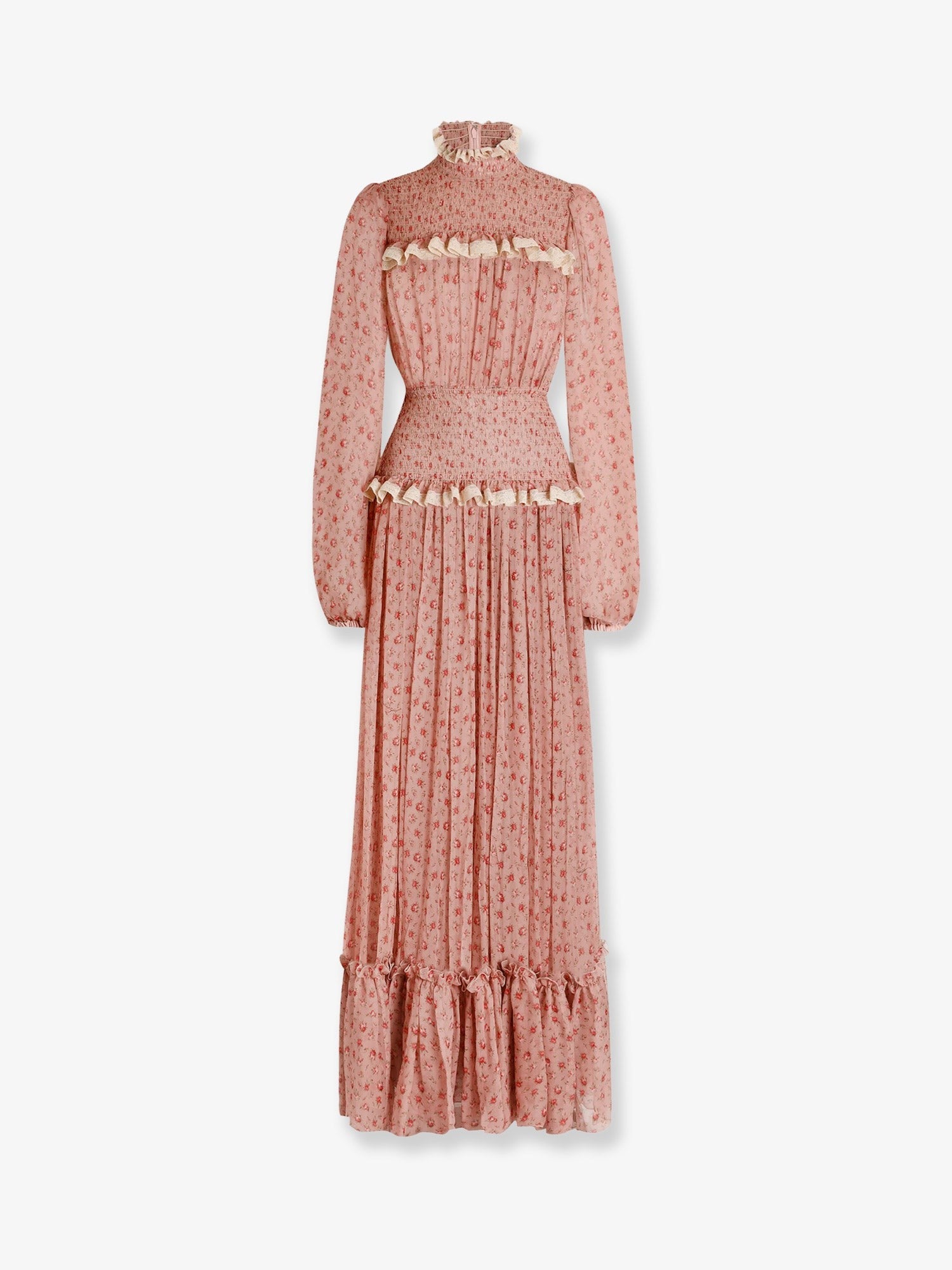 Dolce & Gabbana Chiffon dress with Roselline print