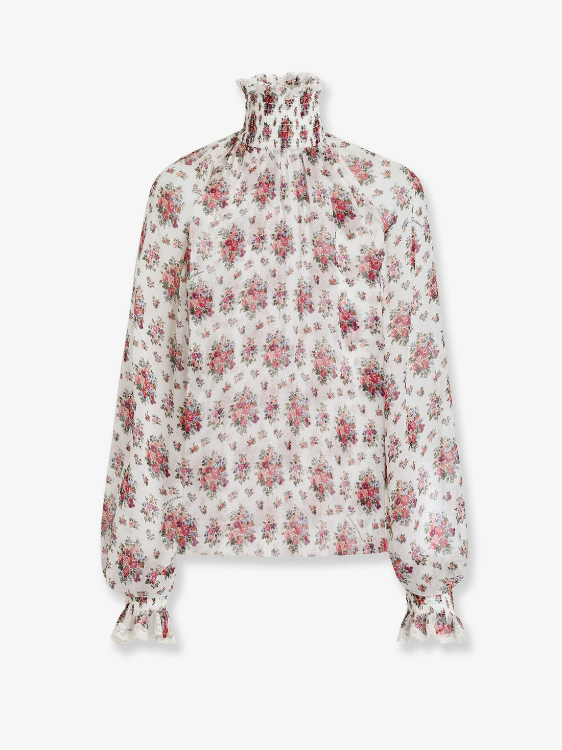 Dolce & Gabbana Chiffon shirt with a Mazzolini di Fiori