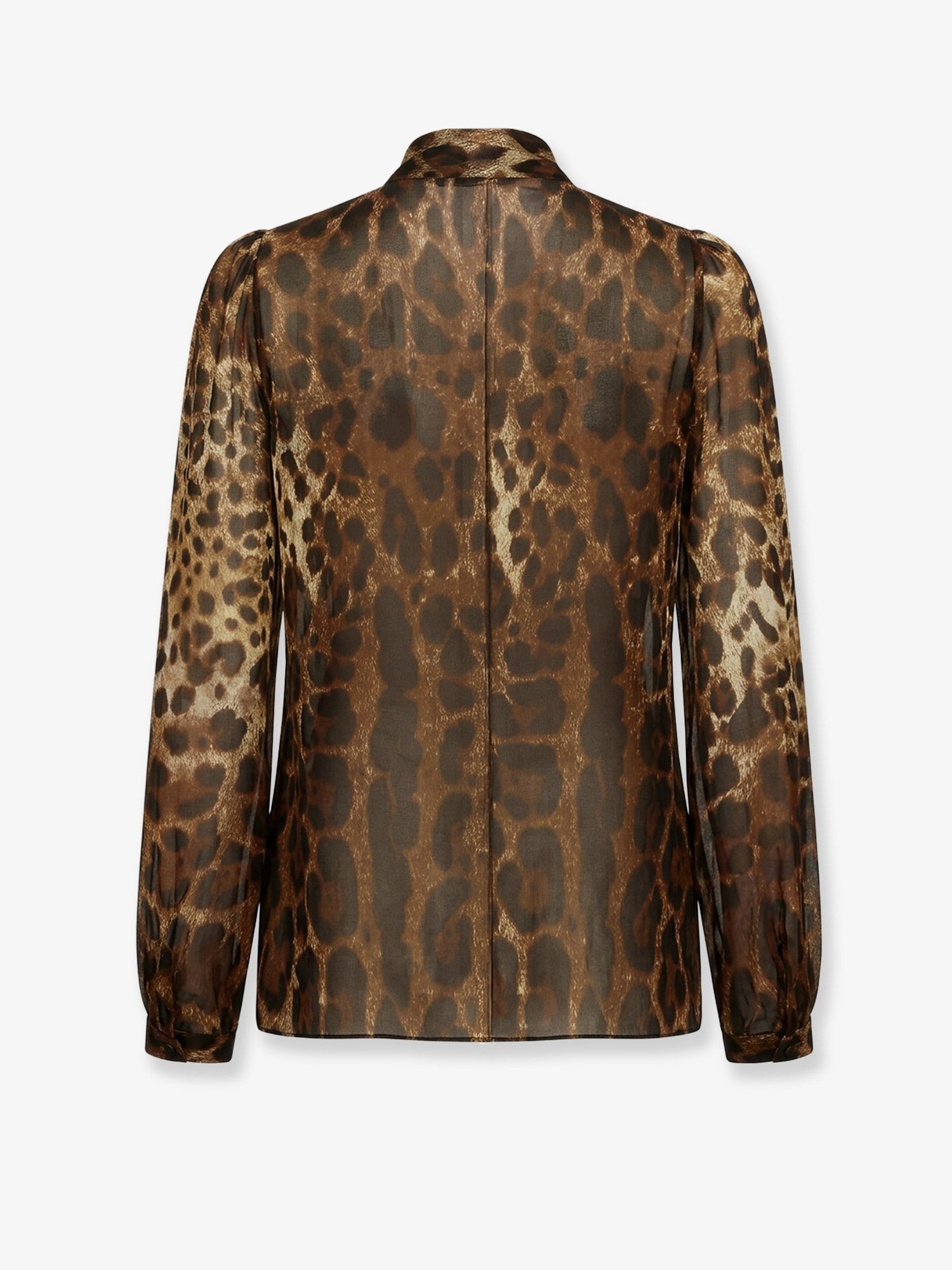 Dolce & Gabbana - Chiffon shirt with animal print