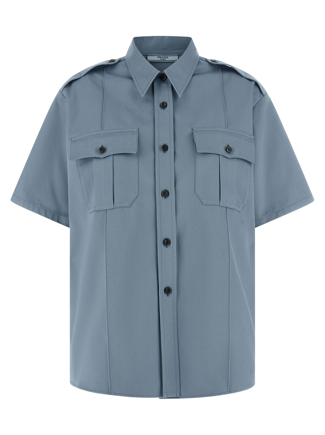 PRADA - Chinoshirt Light Blue 42 IT