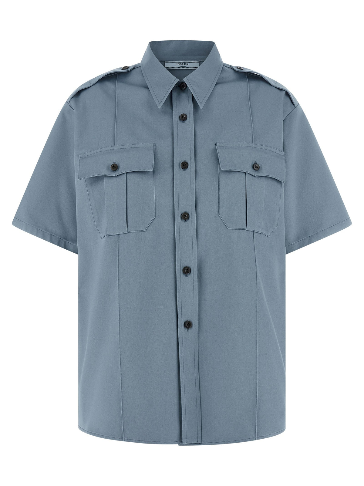 PRADA - Chinoshirt Light Blue 42 IT