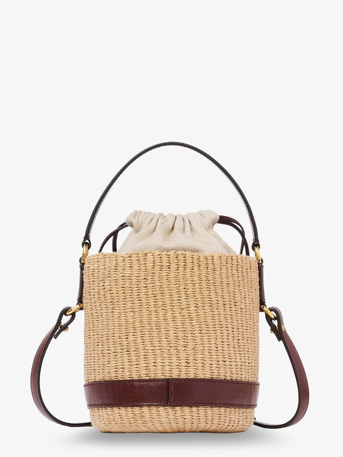 Chloé Charms natural fibers bucket bag