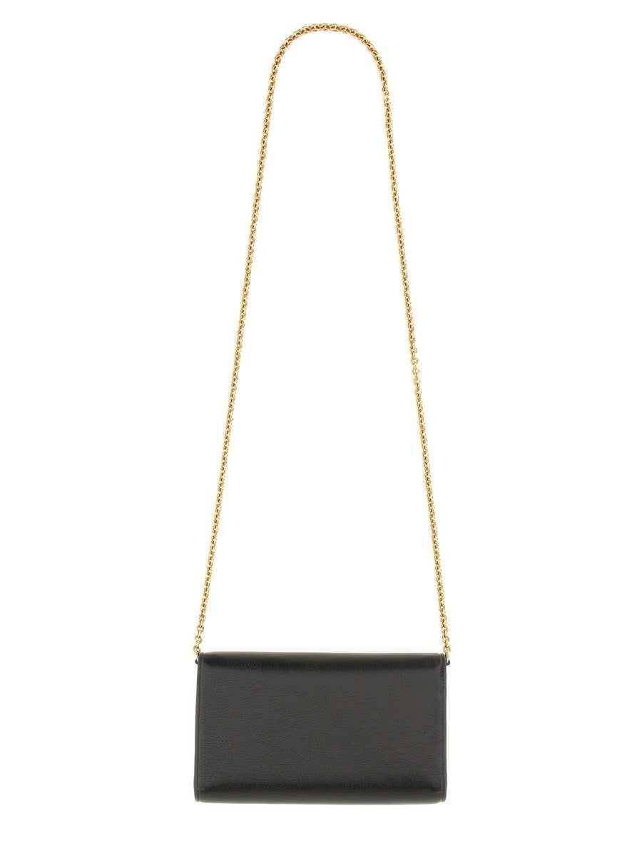 CHLOÉ "CHLOÉ ICONIC" FLAP AND CHAIN WALLET