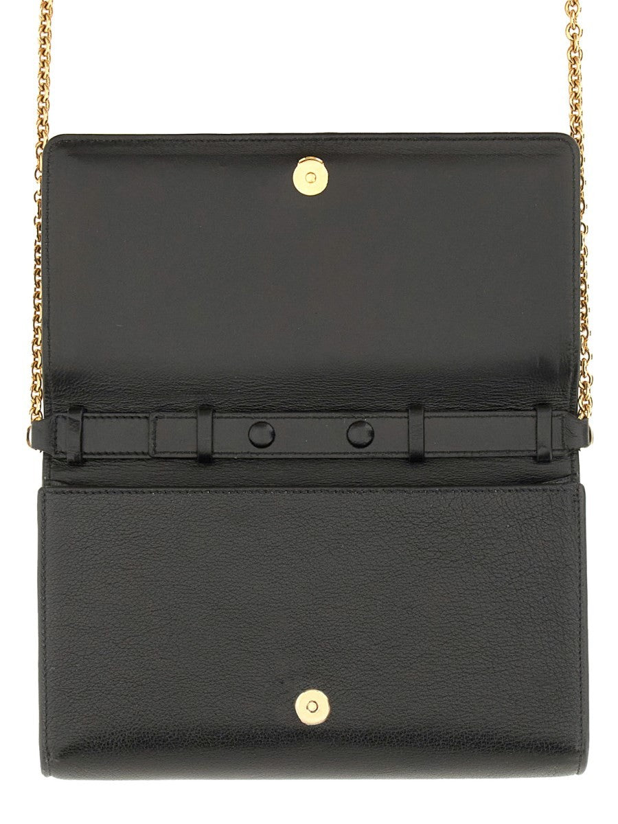 CHLOÉ "CHLOÉ ICONIC" FLAP AND CHAIN WALLET