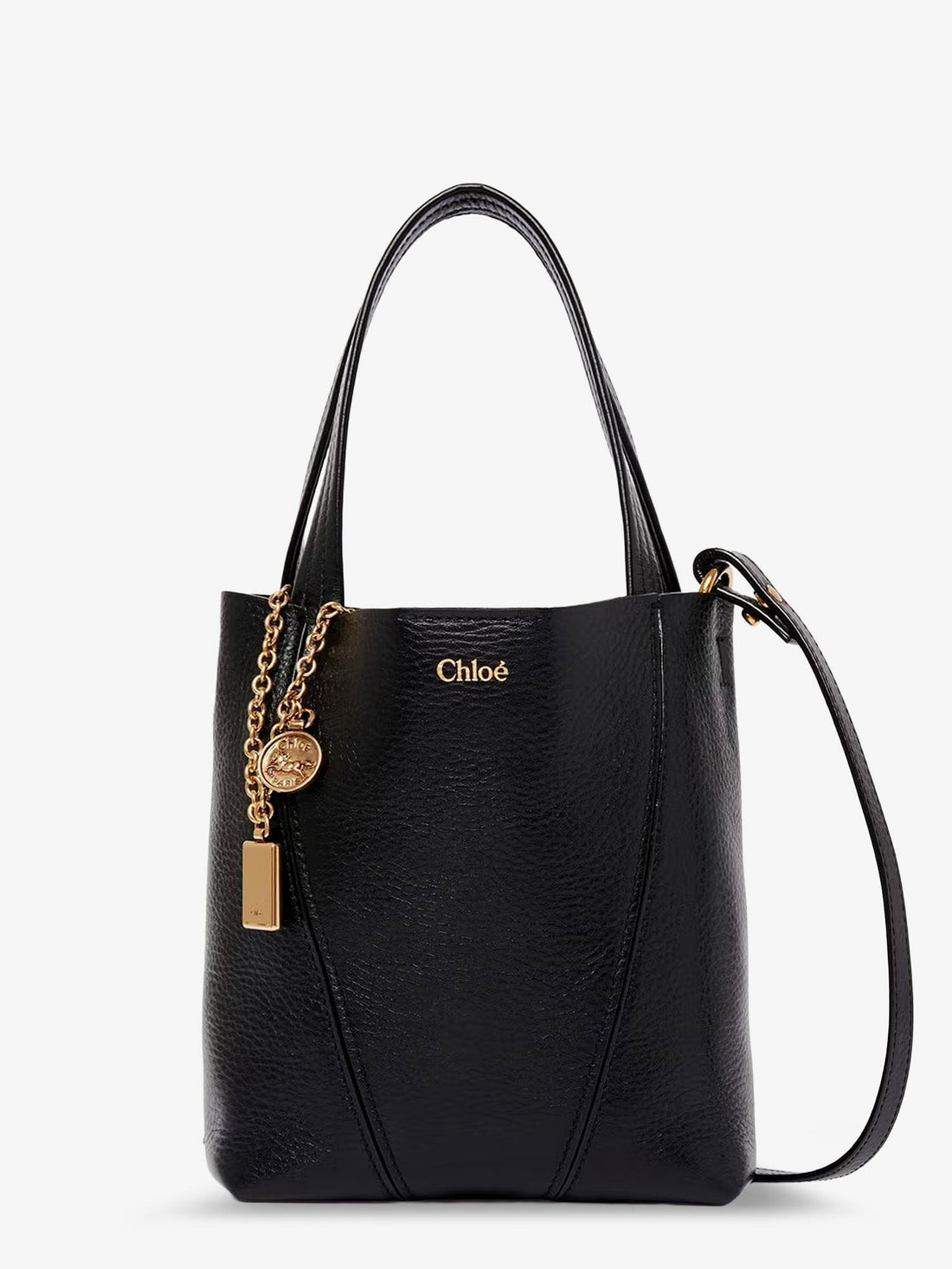 CHLOE' - Chloé Spin leather crossbody bag chloe-spin-leather-crossbody-bag_16dc1625-ff31-4afd-86f2-8e34fba26d86