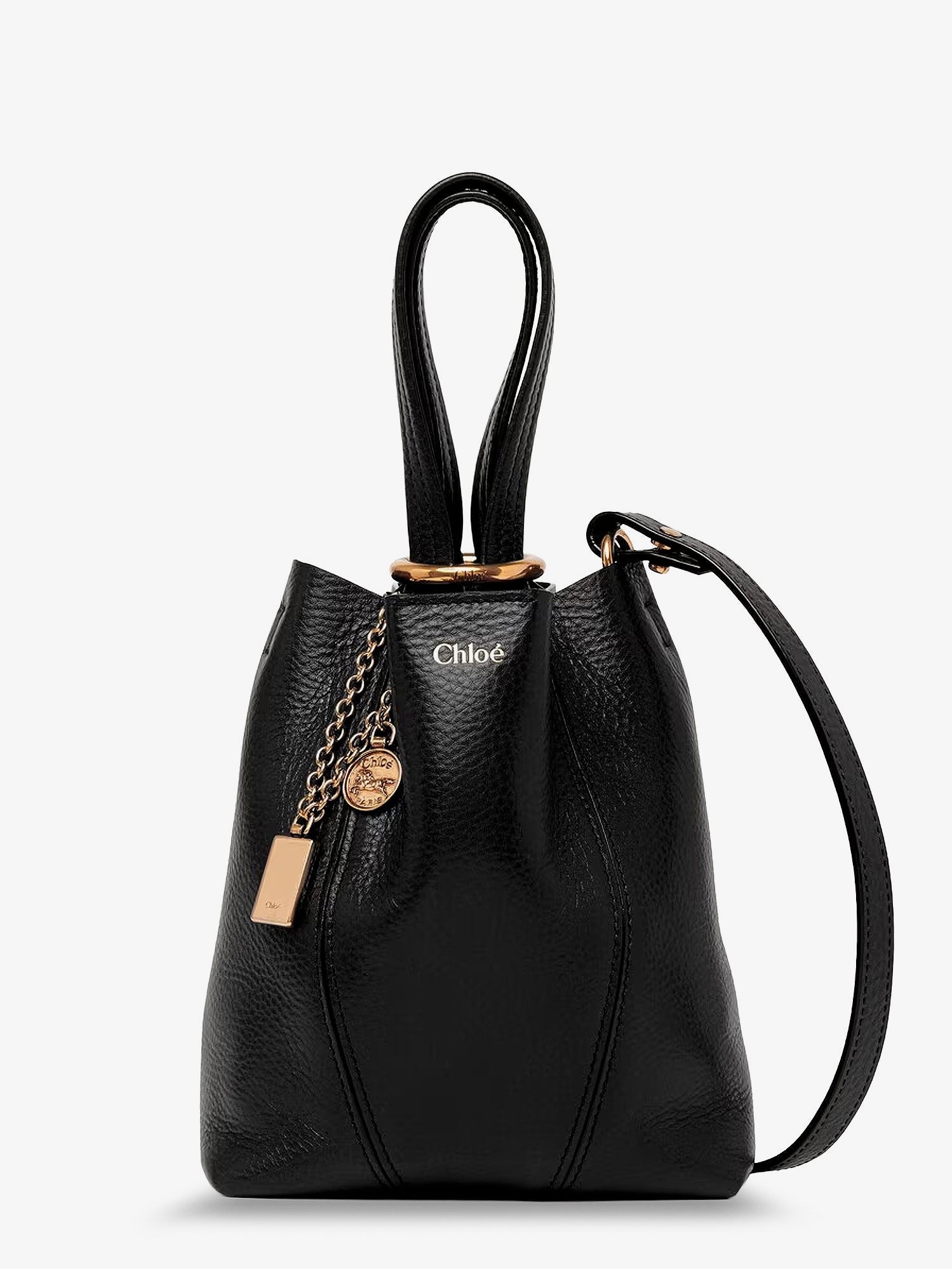 CHLOE' - Chloé Spin leather crossbody bag chloe-spin-leather-crossbody-bag_514832f2-3575-49bb-bd66-2b507dbd0bbc