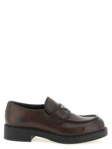 PRADA - 'Chocolate' loafers Brown