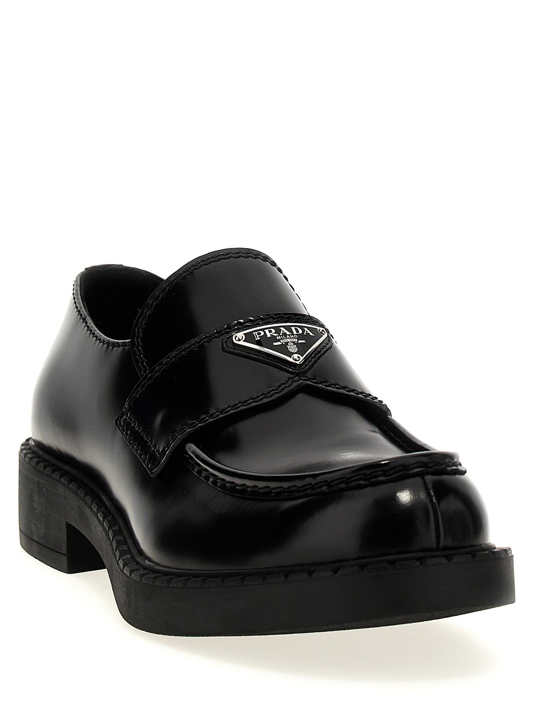 PRADA - 'Chocolate' loafers Black