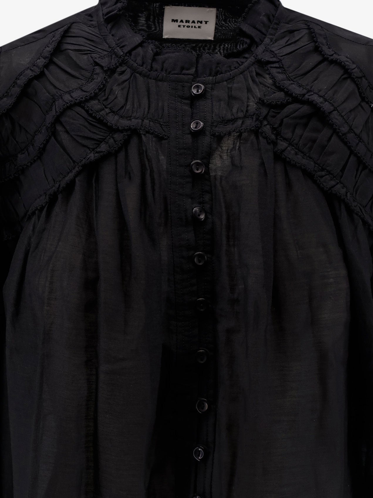 MARANT ETOILE - Christa cotton and viscose shirt