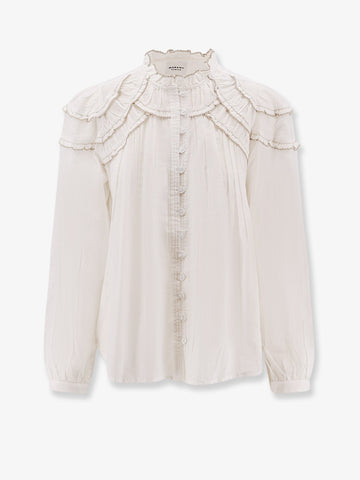 MARANT ETOILE - Christa cotton and viscose shirt