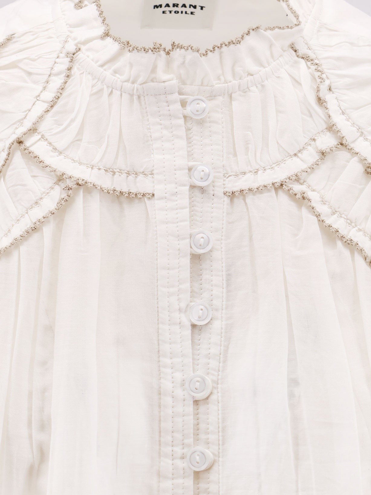 MARANT ETOILE - Christa cotton and viscose shirt