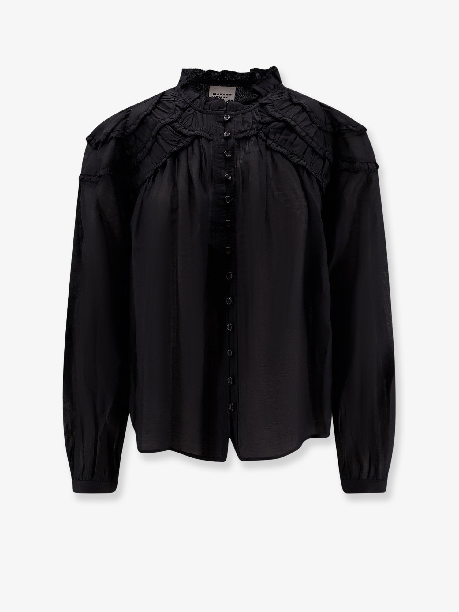 MARANT ETOILE - Christa cotton and viscose shirt