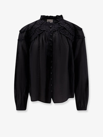 MARANT ETOILE - Christa cotton and viscose shirt