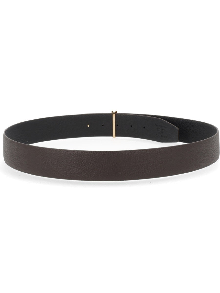 TOM FORD - CINTURA CON FIBBIA "T"