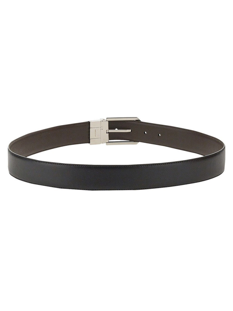 Zegna - Palladio Reversible Leather Belt