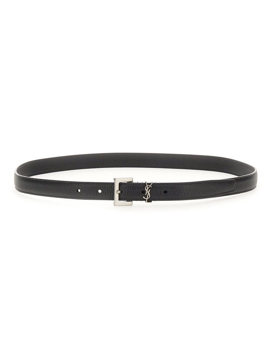 Saint Laurent - Thin Cassandre Belt II cintura-sottile-cassandre_7450b144-9c57-46c2-8fe6-5c9ceeb11396